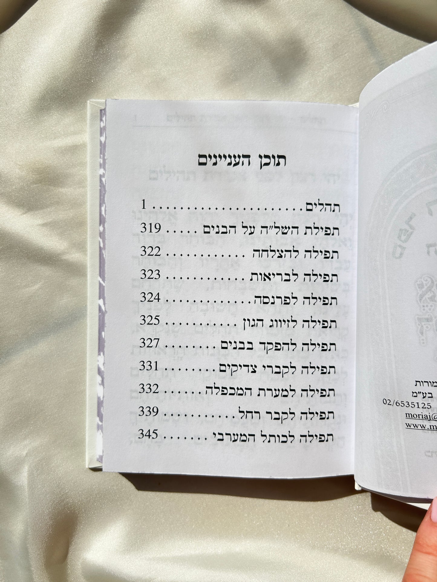ספר תהילים דגם רבי מאיר בעל הנס