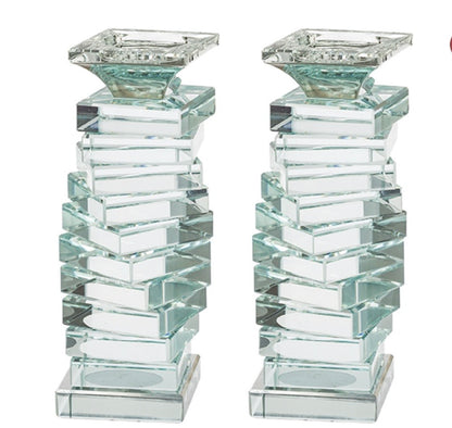 זוג פמוטי קריסטל מהודרים