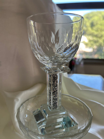 כוס קידוש רגל אבנים כסף