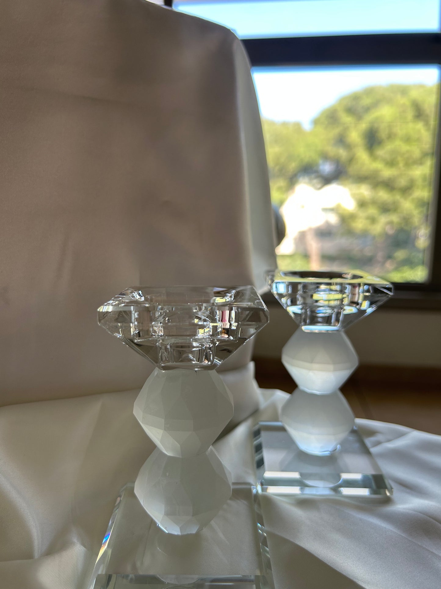 פמוטים קריסטל מהודרים