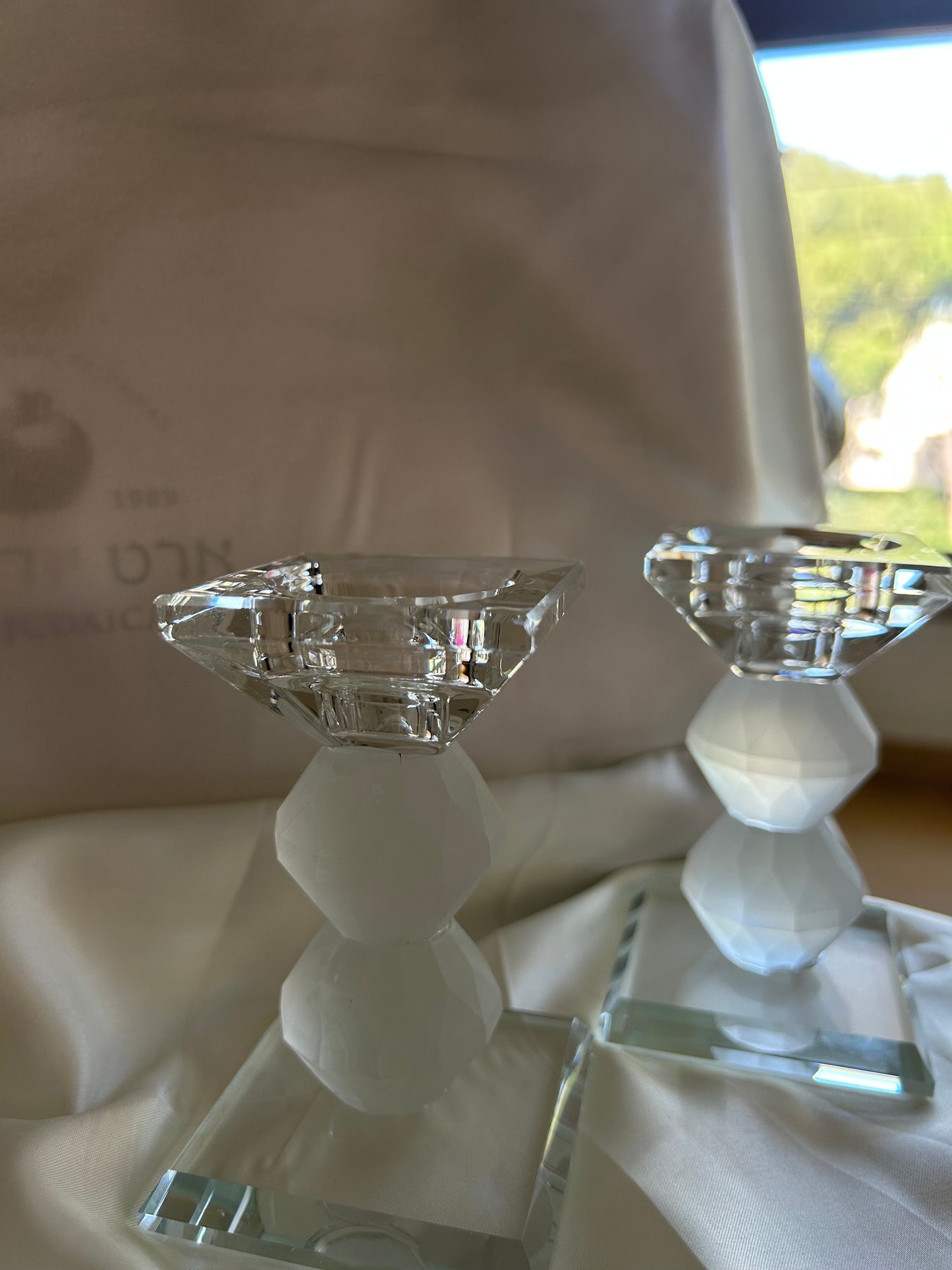 פמוטים קריסטל מהודרים