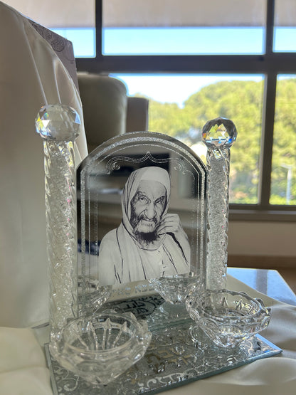 פמוטי קריסטל מהודרים ״בבא סלי״