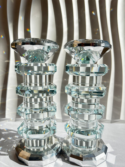 פמוטי קריסטל מהודרים