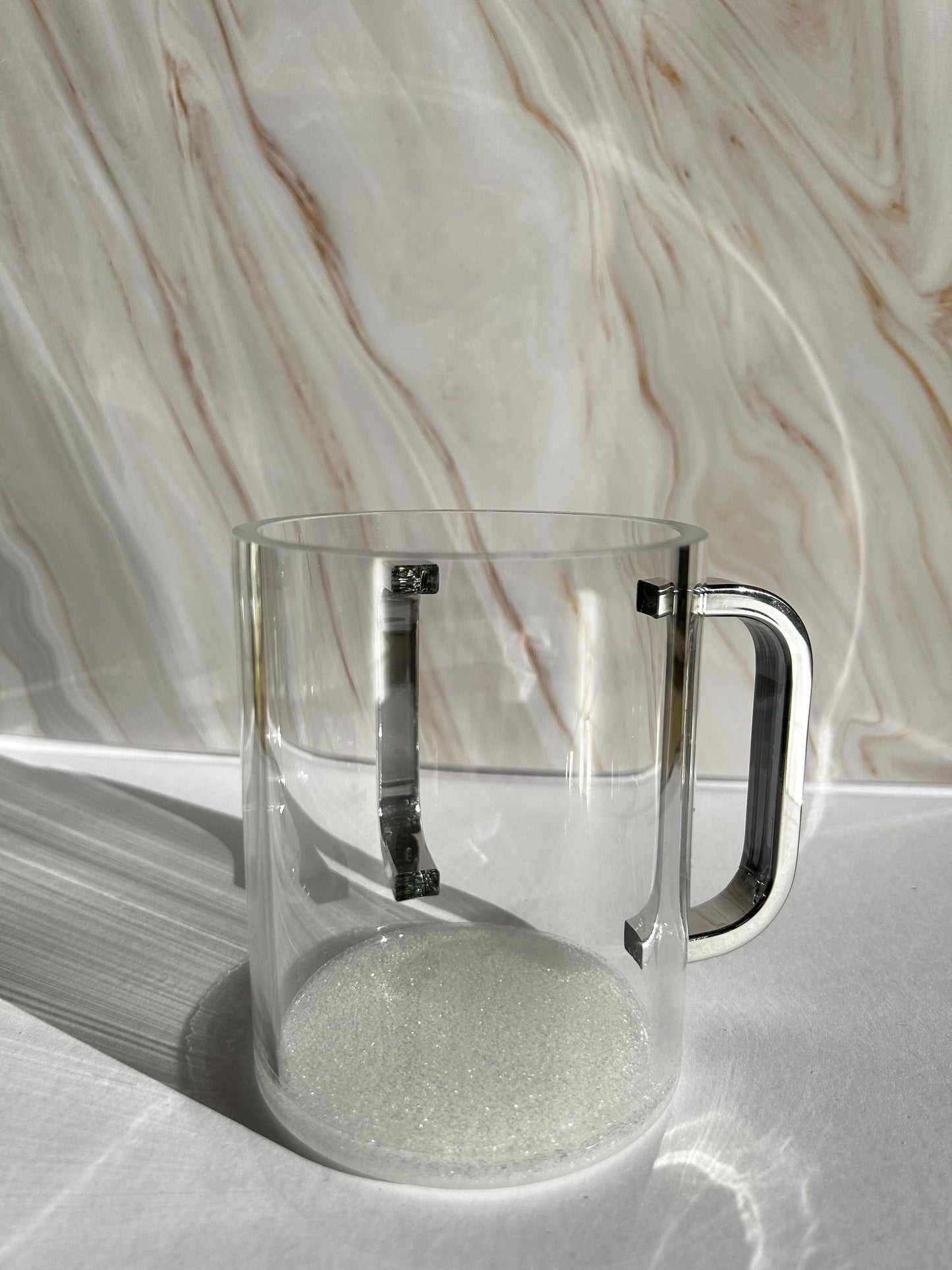 נטלה אקריליק שקופה עם ידיות