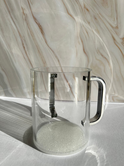 נטלה אקריליק שקופה עם ידיות