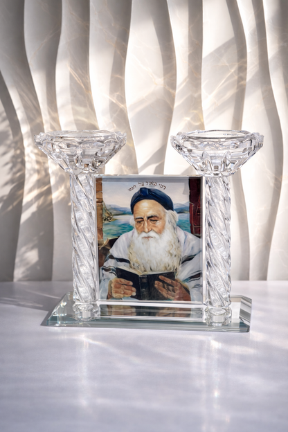 פמוטים לשבת דגם רבי מאיר בעל הנס