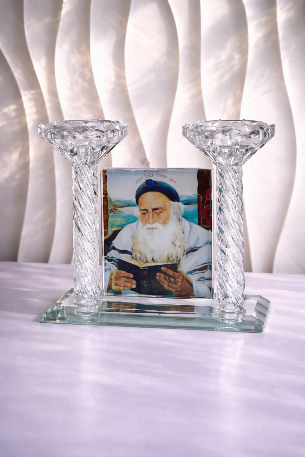 פמוטים לשבת דגם רבי מאיר בעל הנס