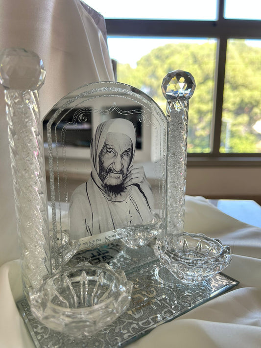 פמוטי קריסטל מהודרים ״בבא סלי״